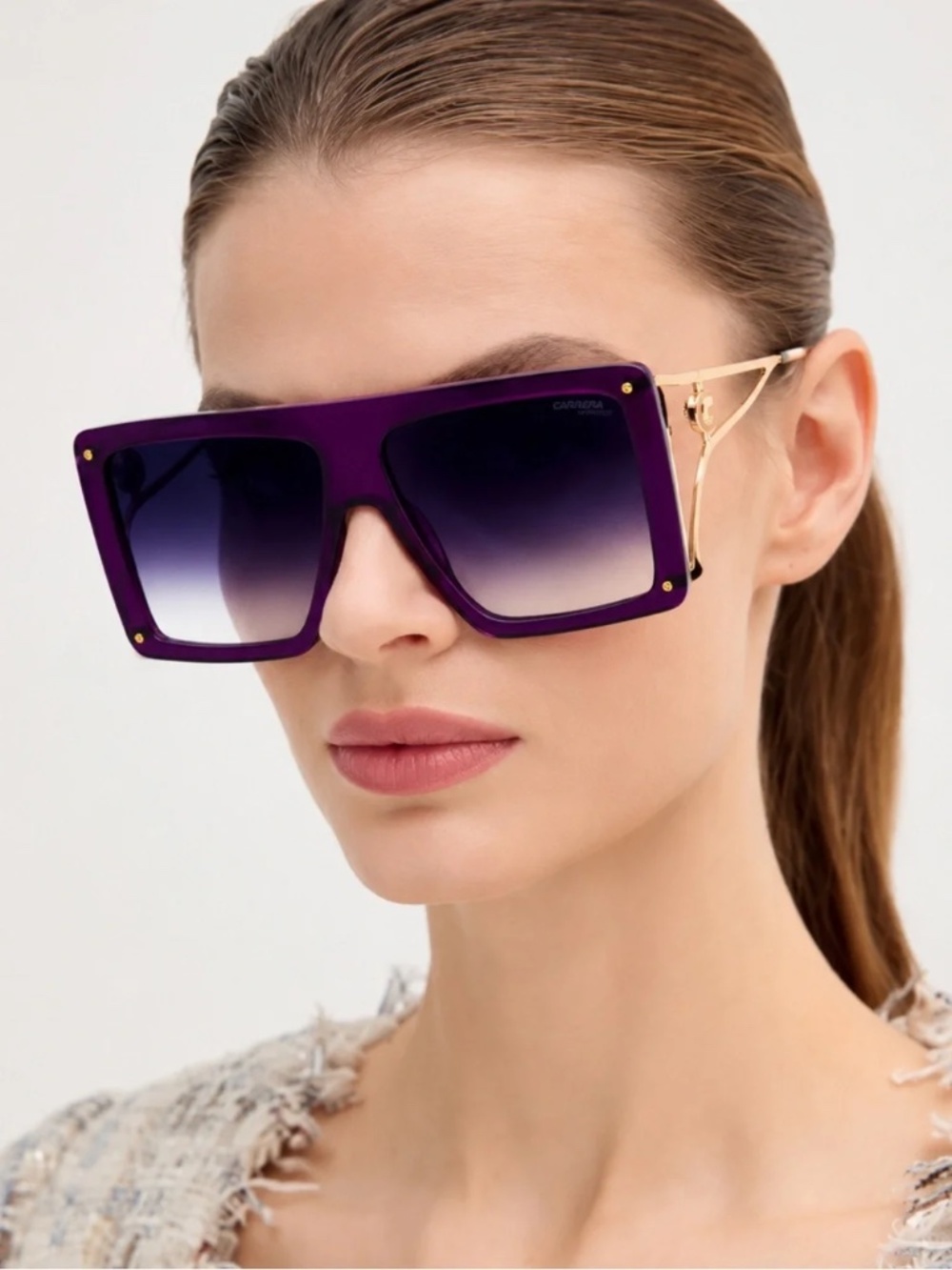 Carrera Sunglasses Purple and Gold NWT